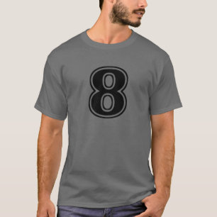 Camiseta Número 8 Oito Frente