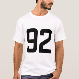 CAMISETA NÚMERO 92