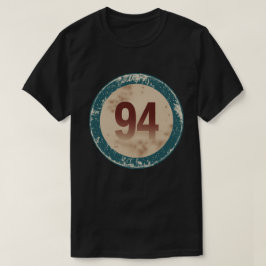 Camiseta Número 94 Vintage Desgastado