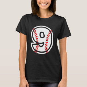 Camiseta NÚMERO 9 BASEBALL DE 9 Anos