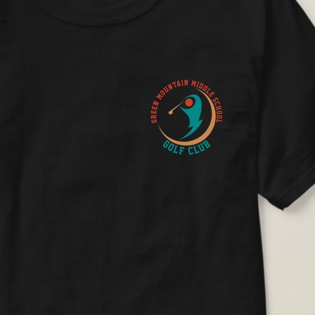 Camiseta Número da Liga do Clube de Golf Personalizado (Criador carregado)