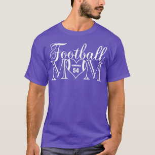 Camiseta Número de Jersey do Meu Menino Clássico Mãe 54