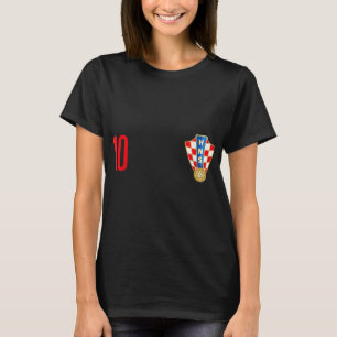 Camiseta Número de Jersey na Croácia dez futebol croata