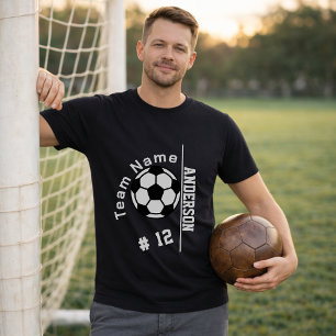 Camiseta Número de Jogador de Time de Futebol Personalizado