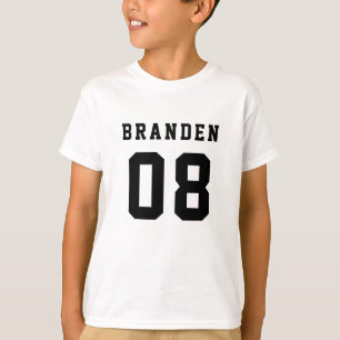 Camiseta Número de Meninos TShirt