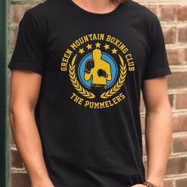 Camiseta Número de Nome da Equipe do Clube Escolar Boxing