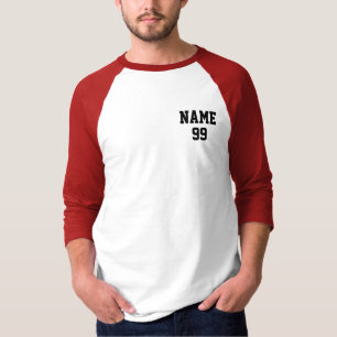 Camiseta Número de Nome Personalizado
