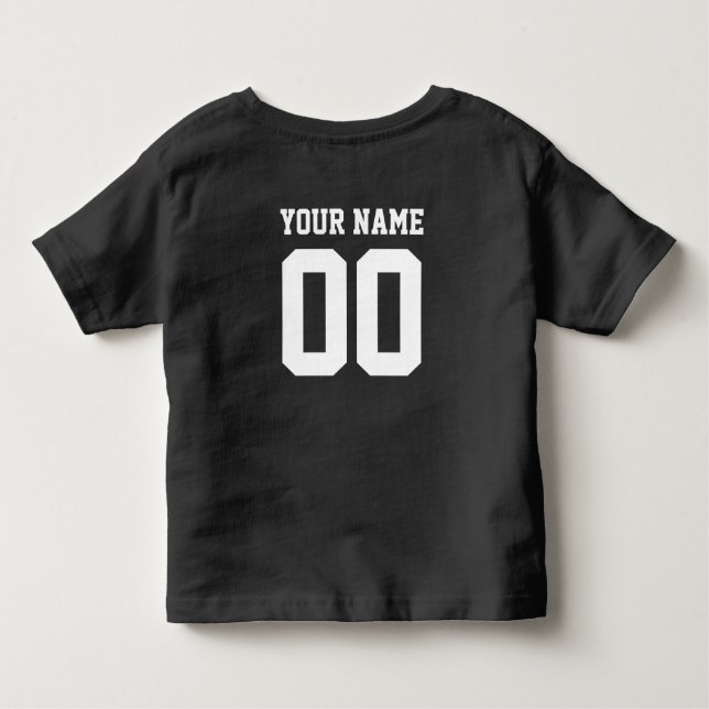 Camiseta Número de Nome Personalizado - Cubo (Verso)