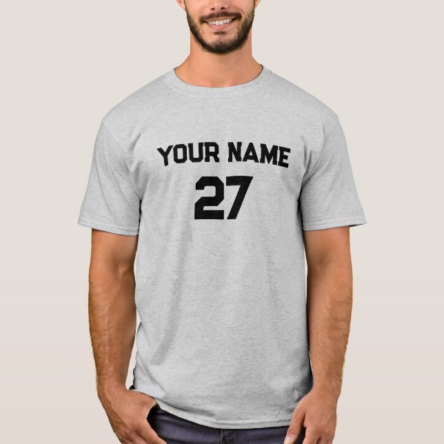 Camiseta Número de Nome Personalizado Frente de Volta (Frente)