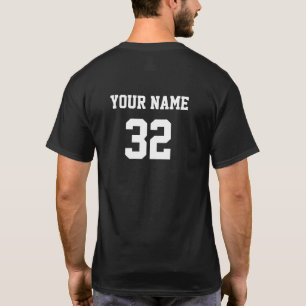 Camiseta Número de Nome Personalizado Frente de Volta