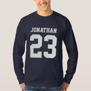 Camiseta Número de Nome Personalizado Mens Esporte Jersey T