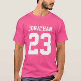 Camiseta Número de Nome Personalizado Mens Esporte Jersey T