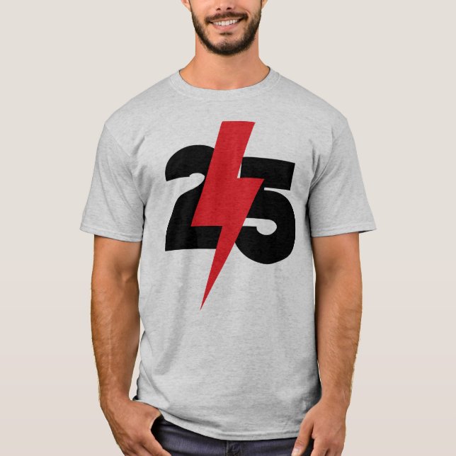 Camiseta número de potência. (Frente)