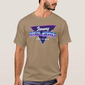Camiseta Número de Telefone de Jenny 8675309 Música de Rock