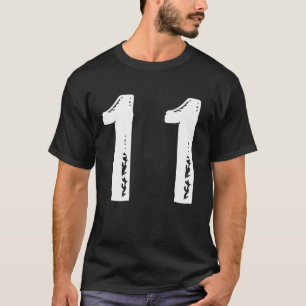 Camiseta Número desportivo 11