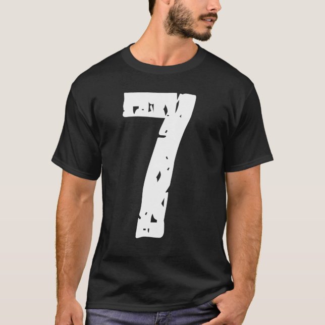 Camiseta Número desportivo 7 (Frente)