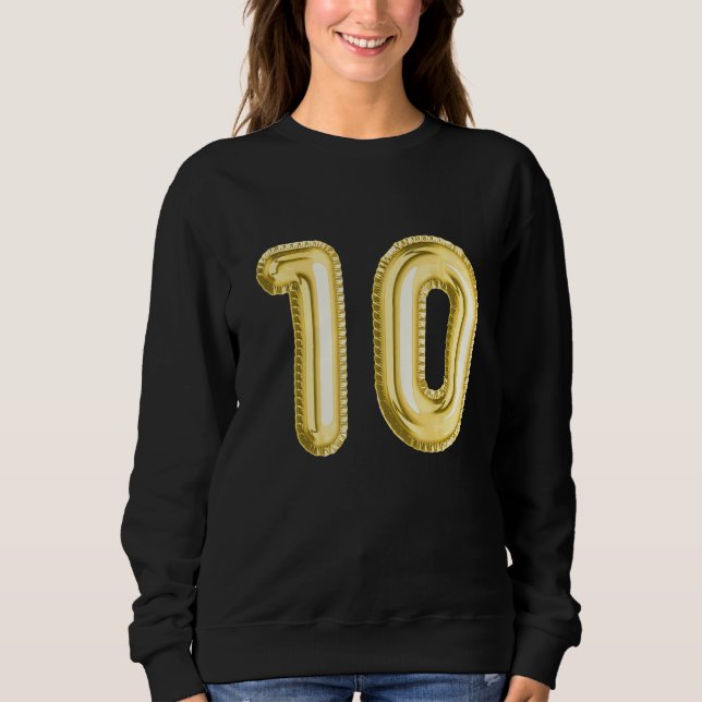 Camiseta Número Dez 10 (Frente)