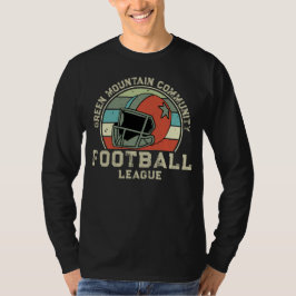 Camiseta Número do campeonato desportivo de futebol