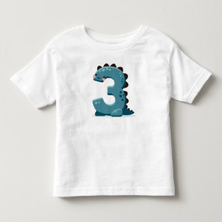 Camiseta Número do Dino Árvore
