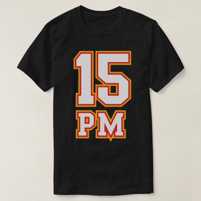 Camiseta Número do Jogador das 15 PM (Frente do Design)