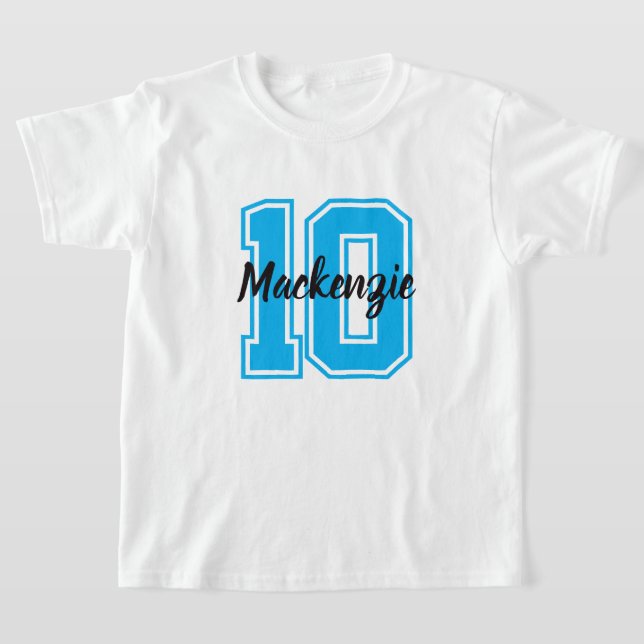 Camiseta Número E Nome Personalizado  (Postura )
