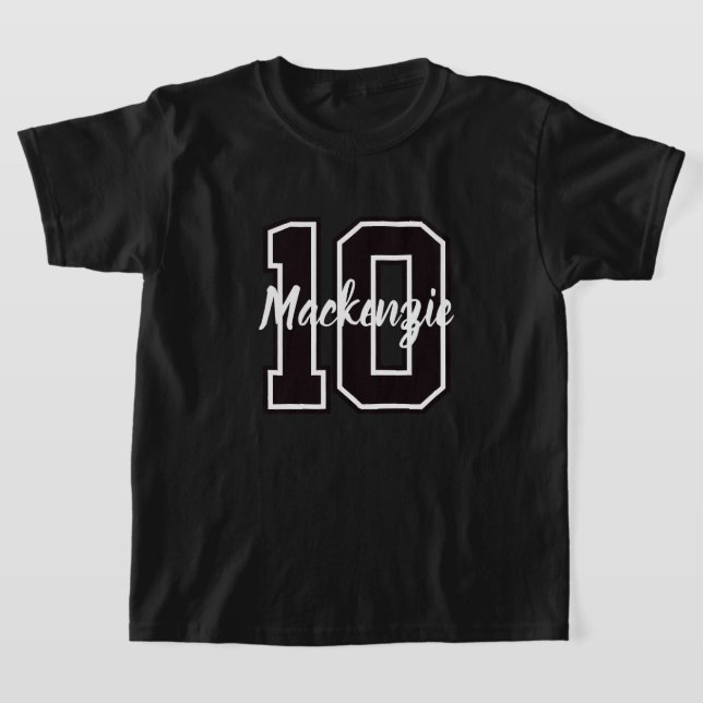 Camiseta Número e Nome Personalizados  (Postura )