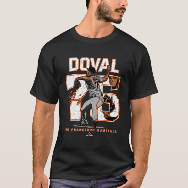 Camiseta Número E Retrato Camilo Doval São Francisco (Frente)