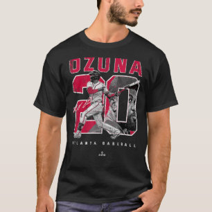 Camiseta Número e Retrato Marcell Ozuna Atlanta MLBPA