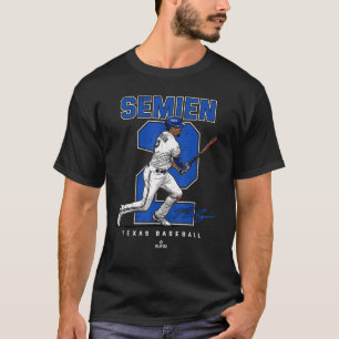 Camiseta Número e Retrato Marcus Semien Texas