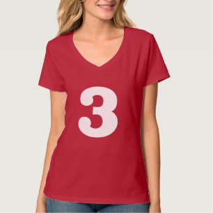 Camiseta Número elegante 3