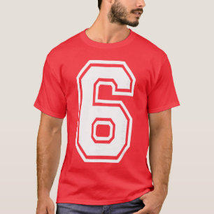 Camiseta Número Engraçado 6 67 Fantasia de Meme Grupo Corre