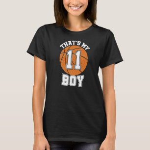 Camiseta Número Onze É o meu Pai de basquete 11