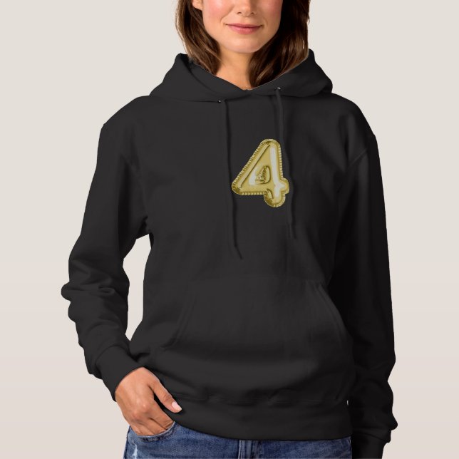 Camiseta Número quatro 4 (Frente)