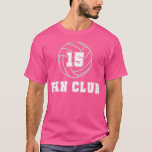 Camiseta Número Quinn 15 Fan Club Voleibol Família de Pais 