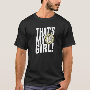 Camiseta Número Quinze Essa É Minha Garota 15 Mãe de Volei