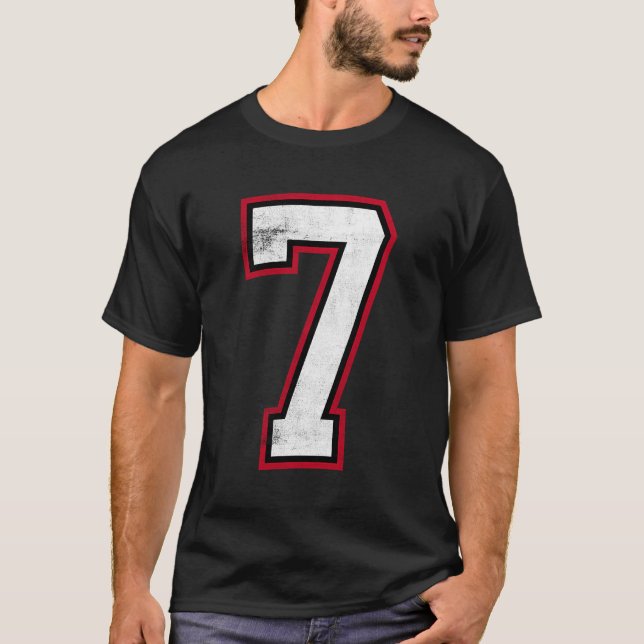Camiseta Número sete 7 (Frente)