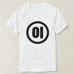 Camiseta Número Sino Coreano 2 Dois 이 【I】 Hangul