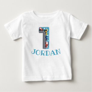 Camiseta NÚMERO UM PRIMEIRO ANIVERSARIO INFANTIL BABY T-Shi