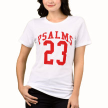 Camiseta Número Varsity Vermelho Salmos 23