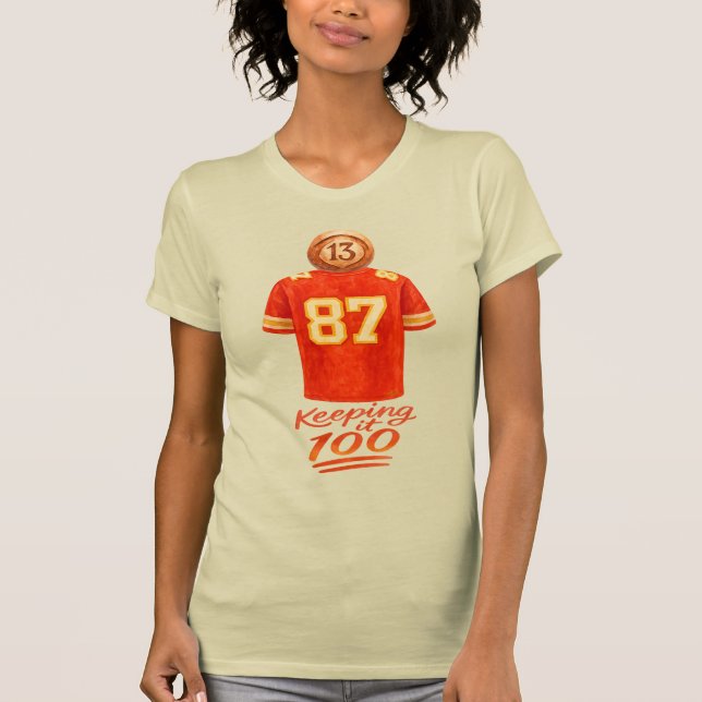 Camiseta Numerology It Adds Up: Keeping It 100 (Frente)