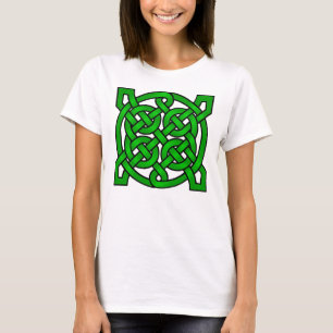 Camiseta Números Célticos Verdes