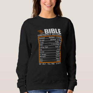 Camiseta Números de Emergência da bíblia Bíblia Cristã e Je