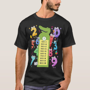 Camiseta Números de matemática Ideias de Rico e Multiplicat