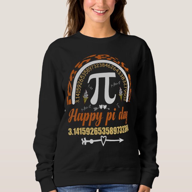 Camiseta Números De Pi Cores Math Engraçado Pi Day Math Pro (Frente)