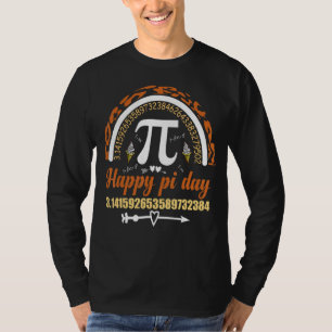 Camiseta Números De Pi Cores Math Engraçado Pi Day Math Pro