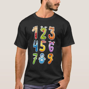 Camiseta Números De Representação Matemáticos De Volta À Ed