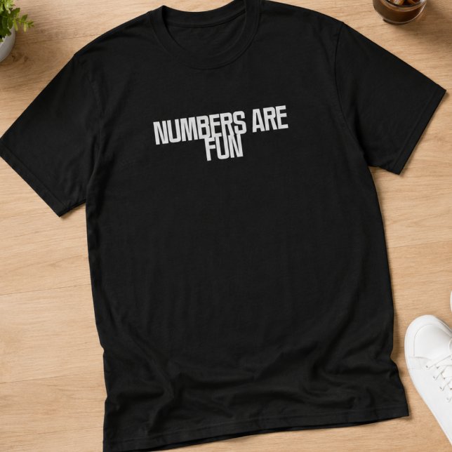 Camiseta Números São Divertidos | Matemática Divertida e De (Criador carregado)