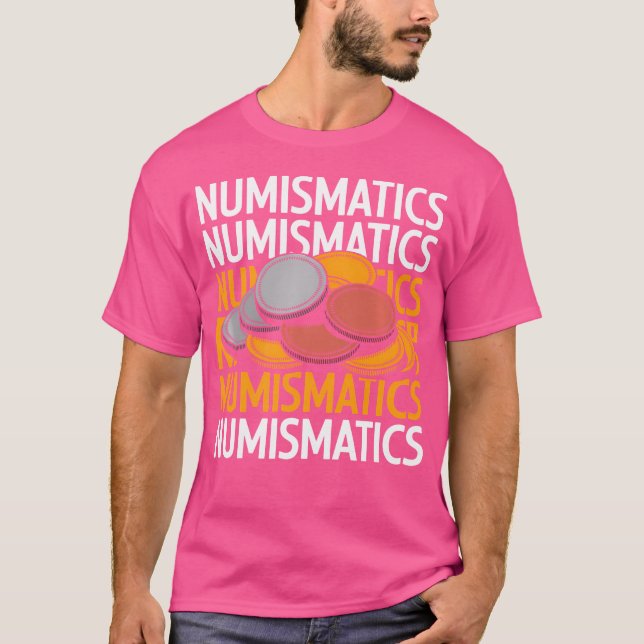 Camiseta Numismática Colecionador de Moedas Coleção de Moed (Frente)