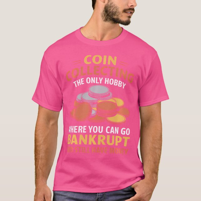 Camiseta Numismáticos Numismáticos Numismáticos Para O Cole (Frente)