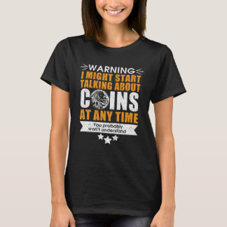 Camiseta numismatics fans coin collector